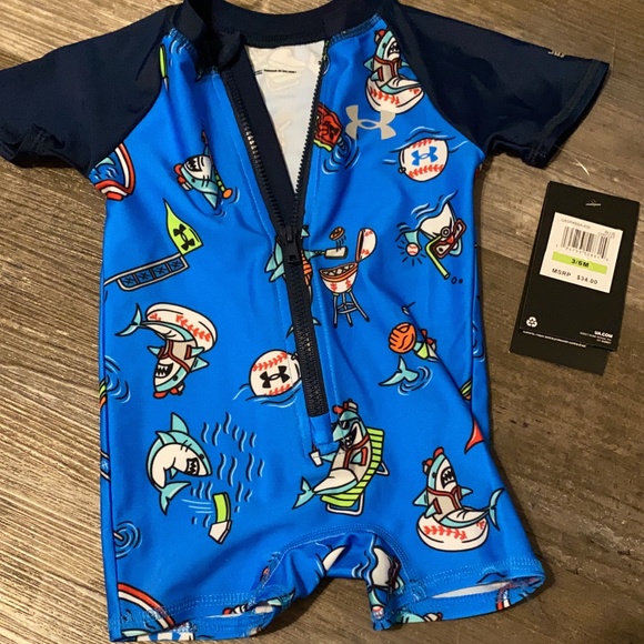 Baby boy Under Armour Swimsuit - Picture 1 of 1